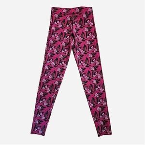 Vibrant Pink Patterned Leggings